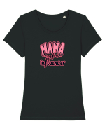 MAMA - MY FIRST INFLUENCER Tricou mânecă scurtă guler larg fitted Damă Expresser