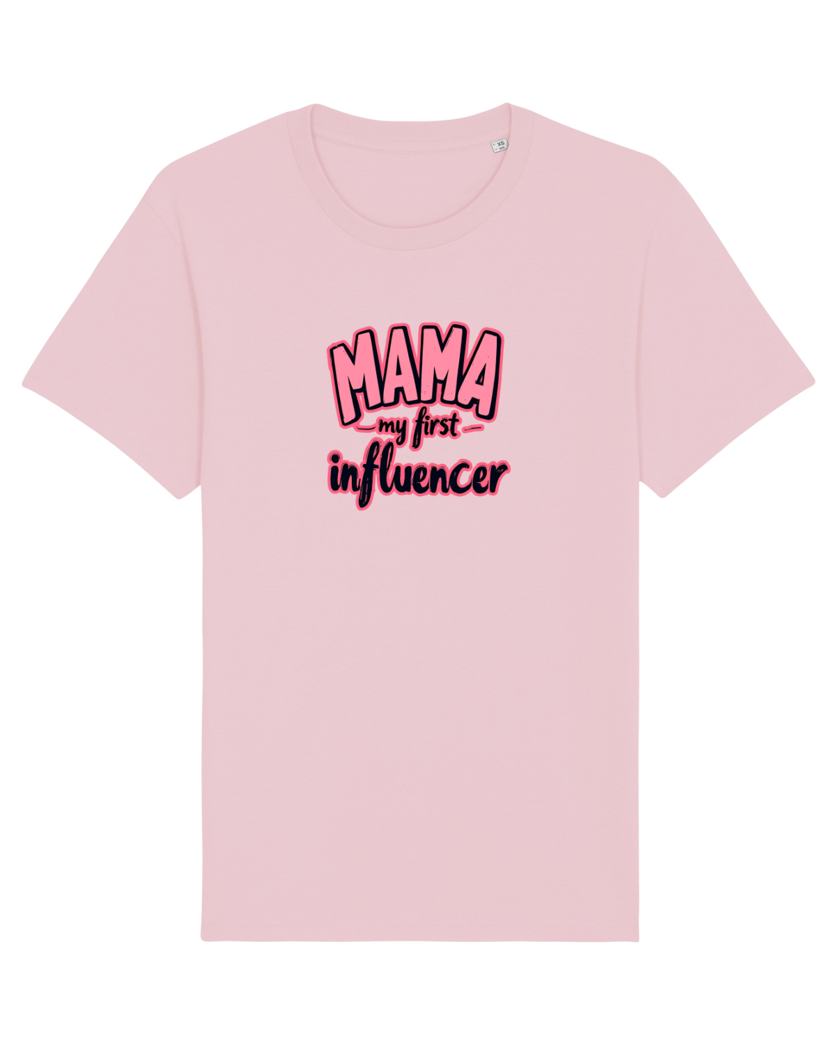 Tricou mânecă scurtă Unisex Rocker Cotton Pink