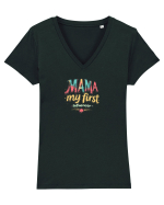 MAMA - MY FIRST INFLUENCER 3 Tricou mânecă scurtă guler V Damă Evoker