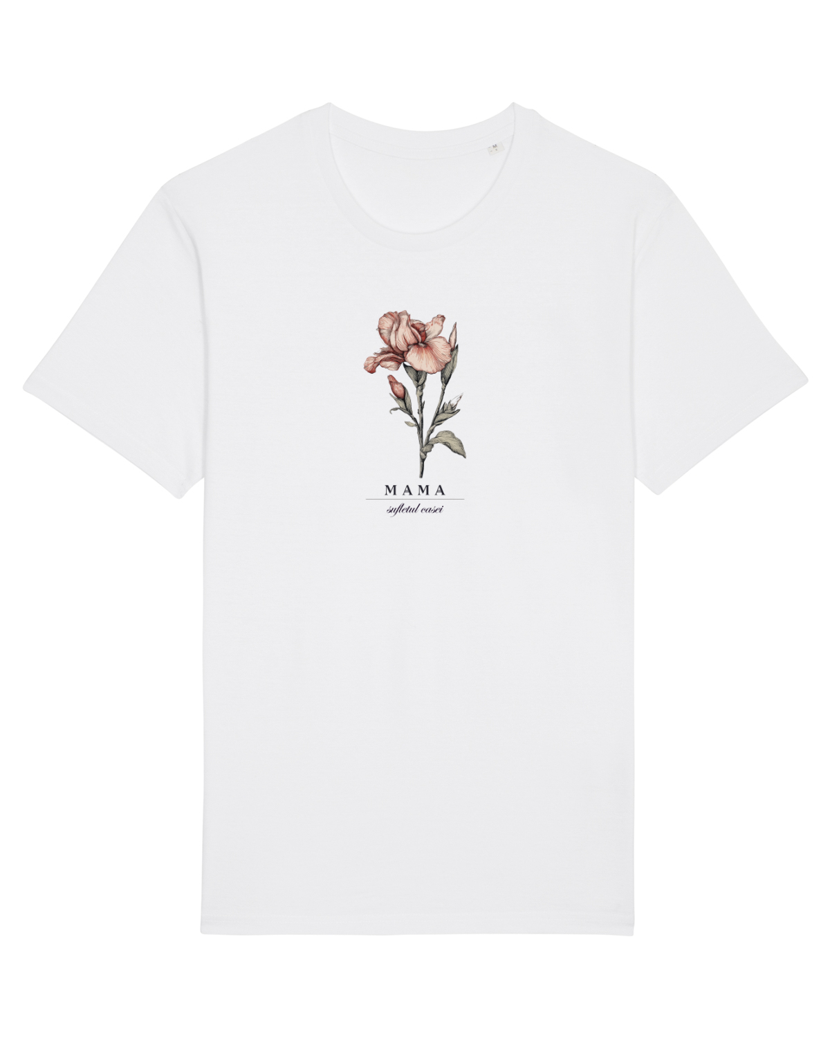 Tricou mânecă scurtă Unisex Rocker White