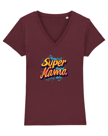SUPER MAMA Burgundy