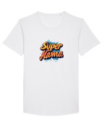 SUPER MAMA Tricou mânecă scurtă guler larg Bărbat Skater