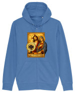Funny Jesus Mary Influencer Hanorac cu fermoar Unisex Connector
