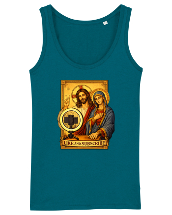Funny Jesus Mary Influencer Ocean Depth