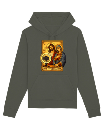 Funny Jesus Mary Influencer Khaki