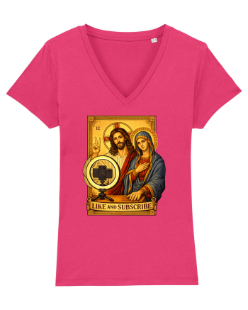 Funny Jesus Mary Influencer Raspberry