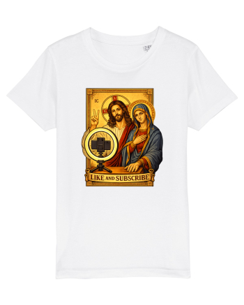 Funny Jesus Mary Influencer White