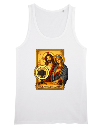 Funny Jesus Mary Influencer White