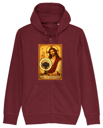 Jesus Influencer Burgundy