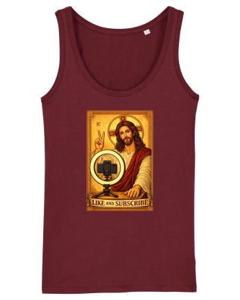Jesus Influencer Burgundy