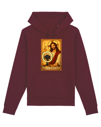 Jesus Influencer Burgundy