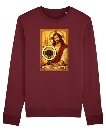 Jesus Influencer Burgundy