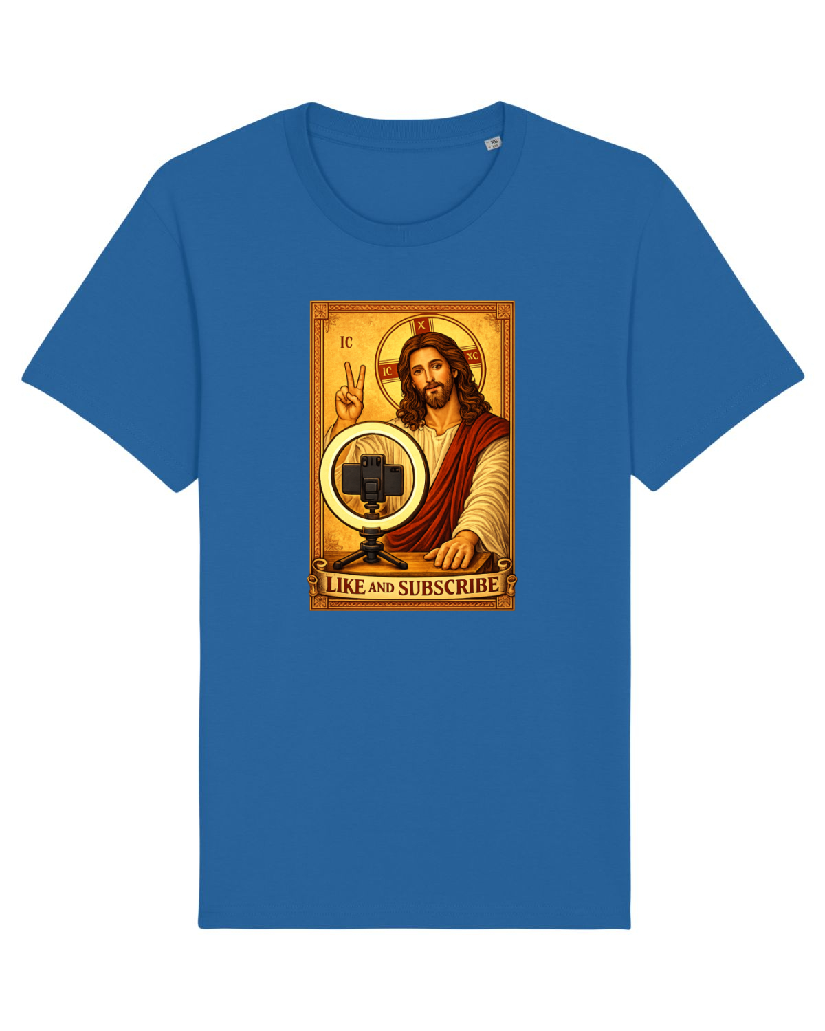 Tricou mânecă scurtă Unisex Rocker Royal Blue