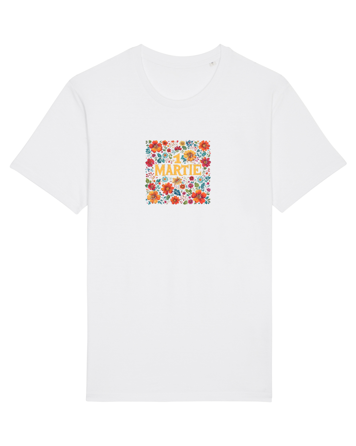 Tricou mânecă scurtă Unisex Rocker White