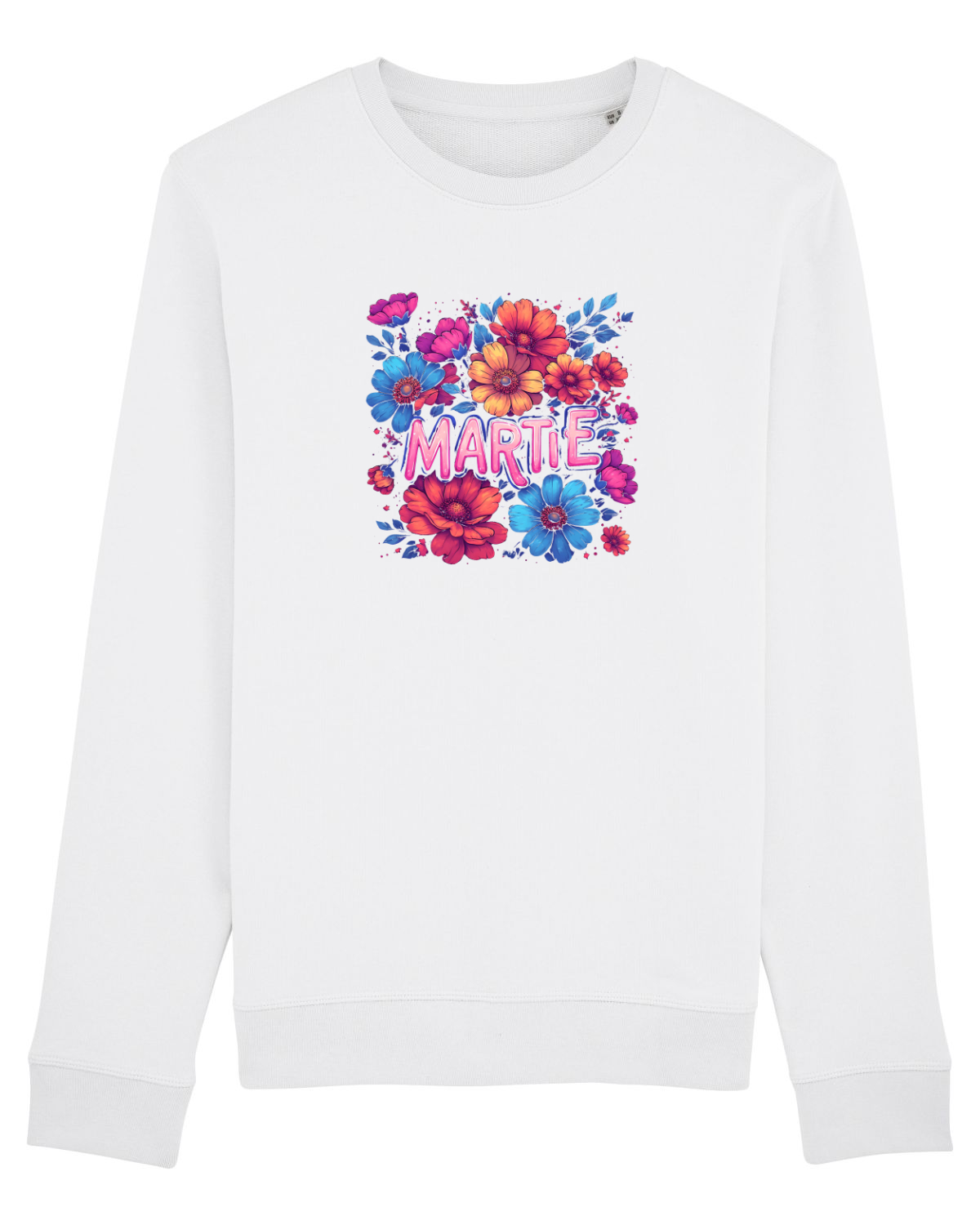 Bluză mânecă lungă Unisex Rise White