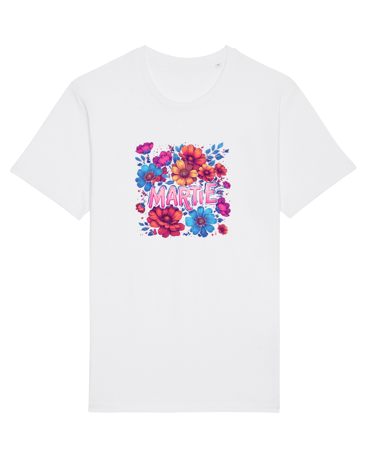 Tricou mânecă scurtă Unisex Rocker White