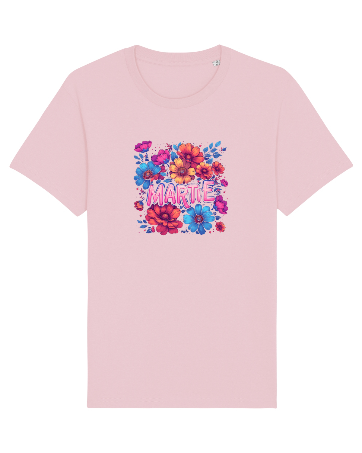 Tricou mânecă scurtă Unisex Rocker Cotton Pink