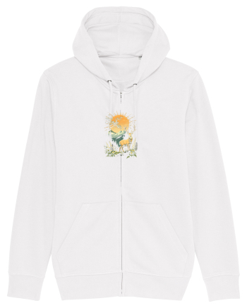 CERB CARPATIN - PRIMAVARA - MUNTI - BRAZI -SOARE 3 White