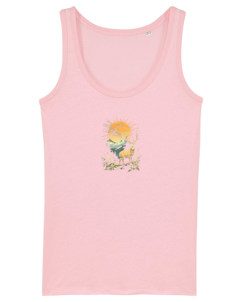 CERB CARPATIN - PRIMAVARA - MUNTI - BRAZI -SOARE 3 Cotton Pink