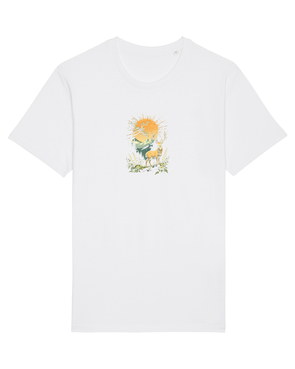 Tricou mânecă scurtă Unisex Rocker White