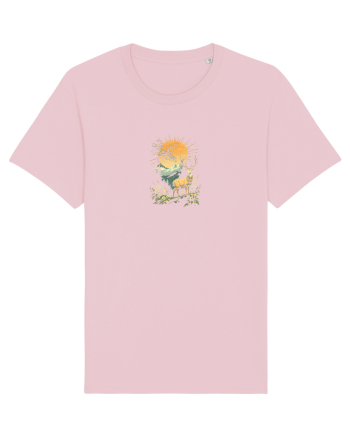 CERB CARPATIN - PRIMAVARA - MUNTI - BRAZI -SOARE 3 Cotton Pink