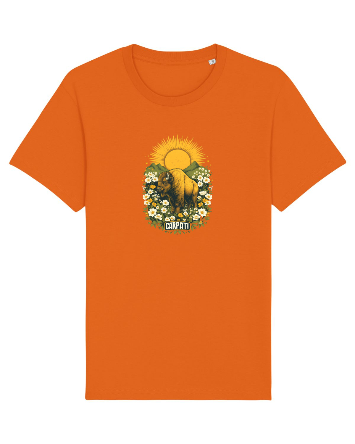 Tricou mânecă scurtă Unisex Rocker Bright Orange