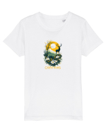 CERB - PRIMAVARA - MUNTI - CARPATHIANS -  BRAZI -SOARE  2 Tricou mânecă scurtă  Copii Mini Creator