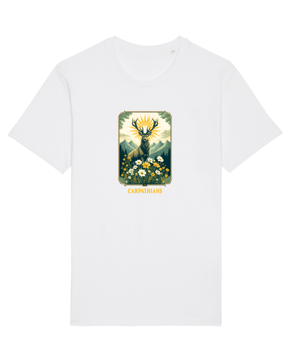 Tricou mânecă scurtă Unisex Rocker White