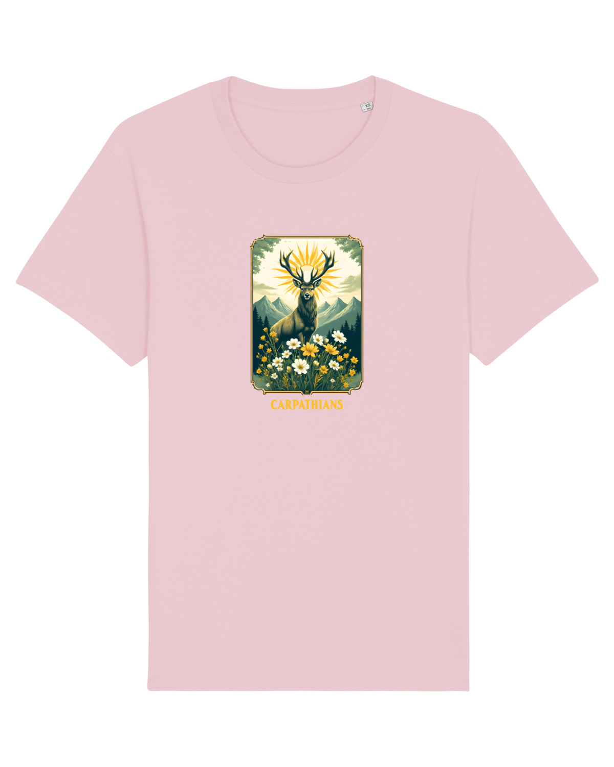 Tricou mânecă scurtă Unisex Rocker Cotton Pink