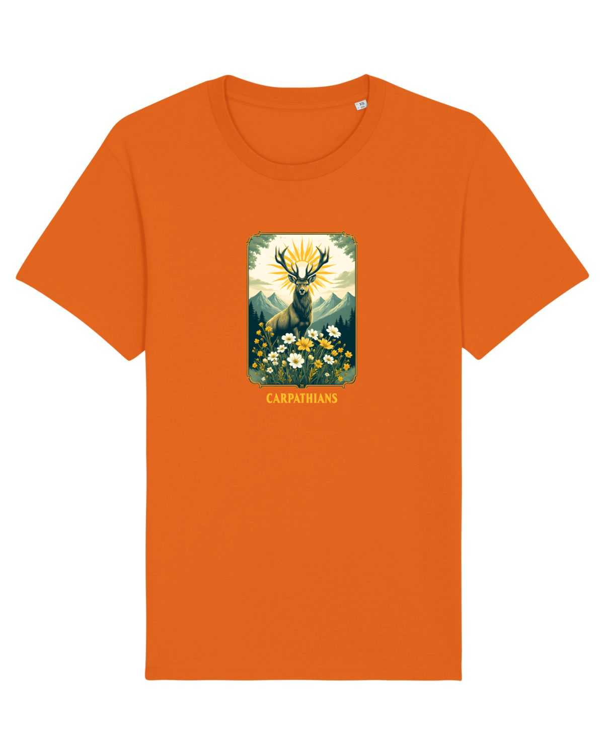 Tricou mânecă scurtă Unisex Rocker Bright Orange