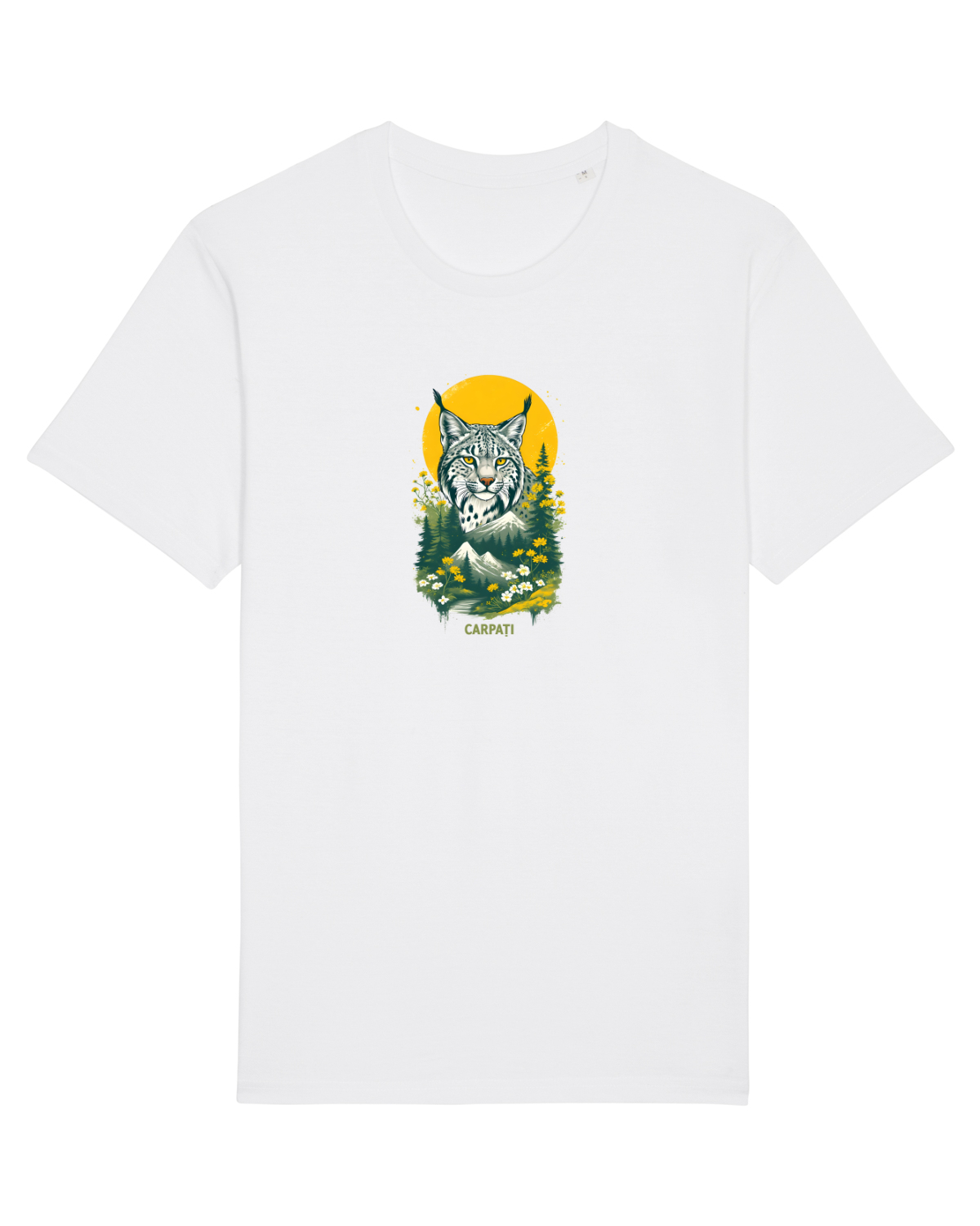 Tricou mânecă scurtă Unisex Rocker White