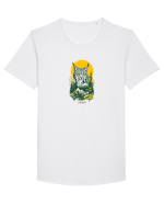 RAS / LYNX - PRIMAVARA - MUNTI - CARPATI -  BRAZI -SOARE  2 Tricou mânecă scurtă guler larg Bărbat Skater
