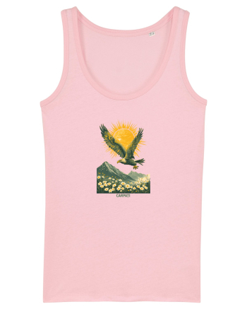 VULTUR - PRIMAVARA - MUNTI - CARPATI -  BRAZI -SOARE  3 Cotton Pink