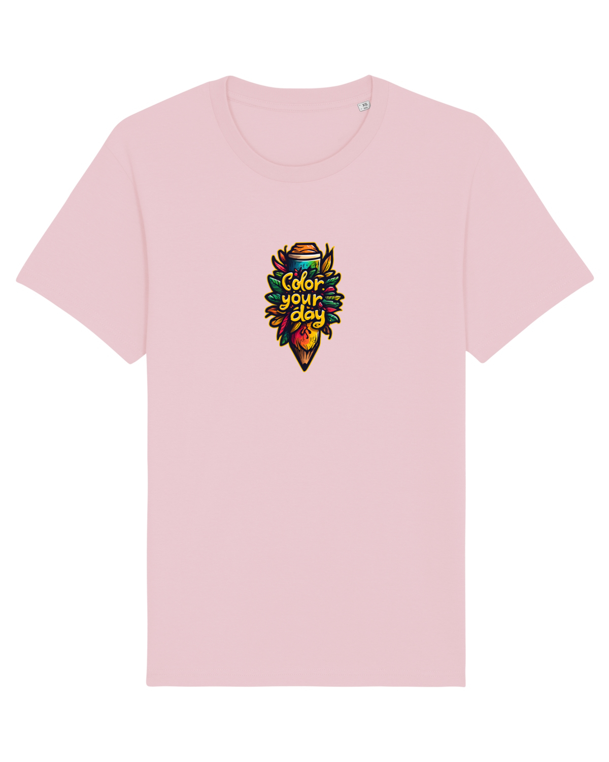 Tricou mânecă scurtă Unisex Rocker Cotton Pink