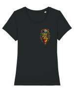 COLOR YOUR DAY - COLOREAZA-TI ZIUA - CREION COLORAT - PRIMAVARA - lateral Tricou mânecă scurtă guler larg fitted Damă Expresser