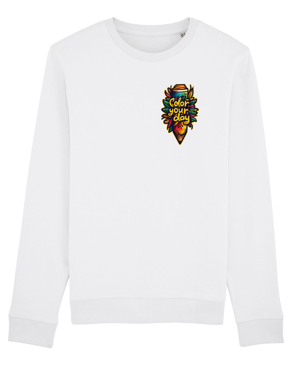 Bluză mânecă lungă Unisex Rise White
