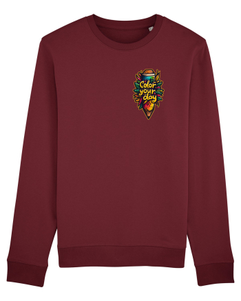 COLOR YOUR DAY - COLOREAZA-TI ZIUA - CREION COLORAT - PRIMAVARA - lateral Burgundy