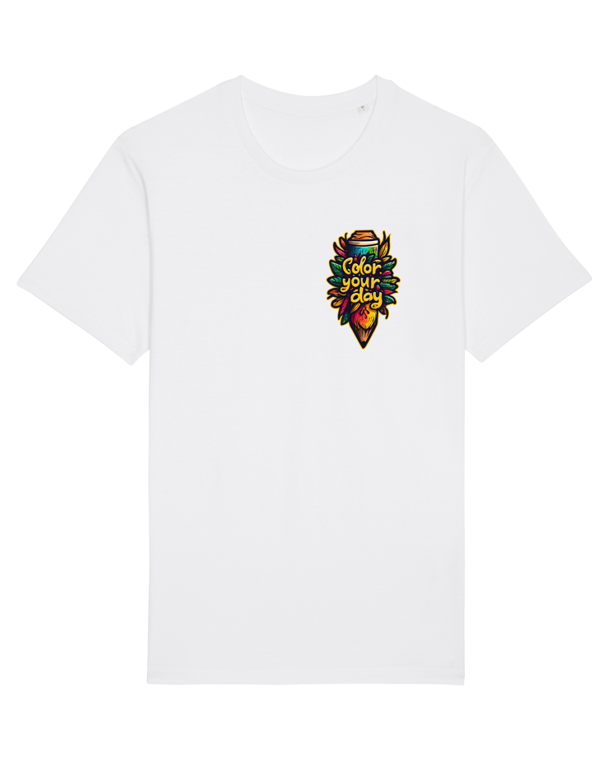 Tricou mânecă scurtă Unisex Rocker White