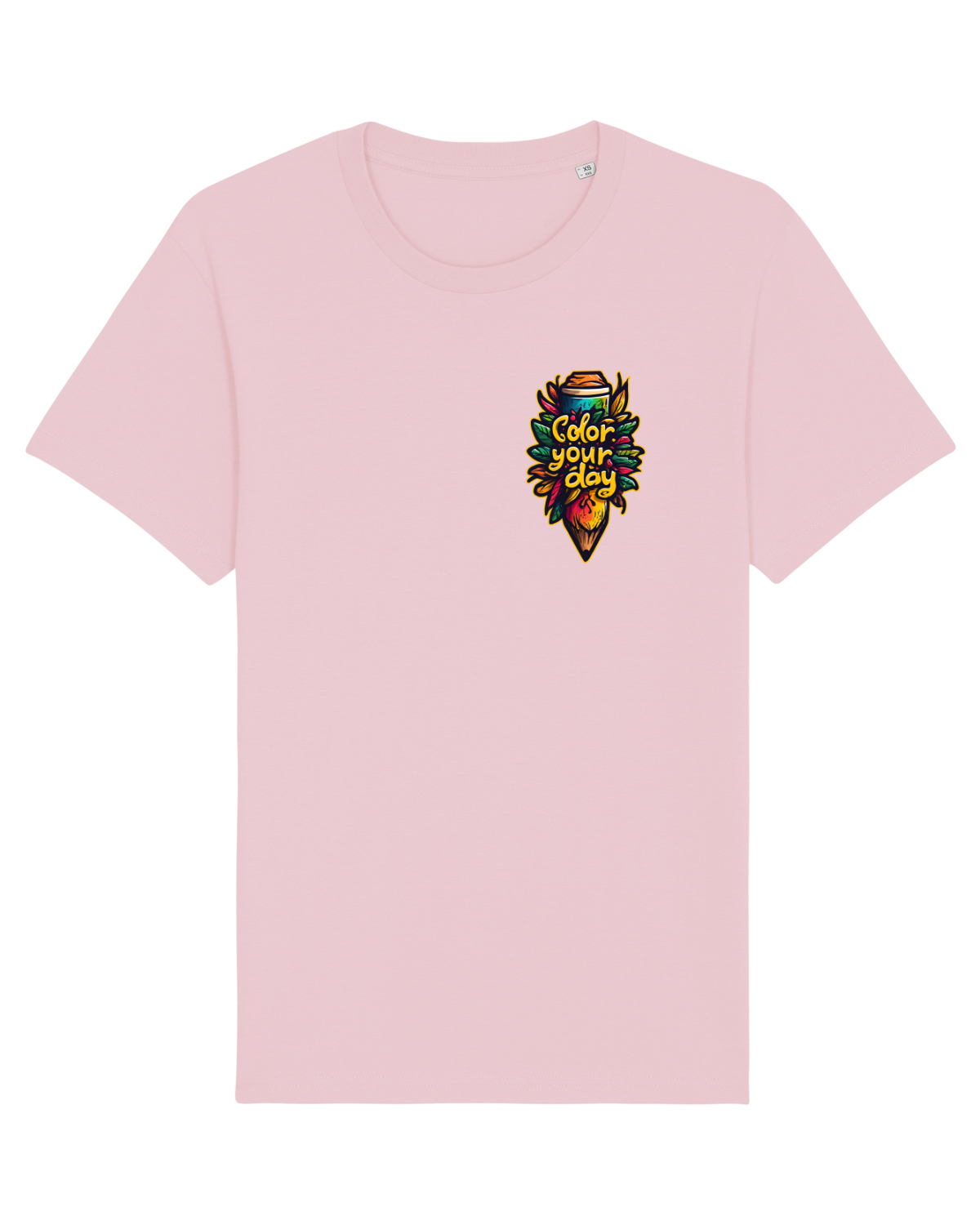Tricou mânecă scurtă Unisex Rocker Cotton Pink