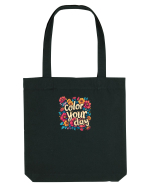 COLOR YOUR DAY - COLOREAZA-TI ZIUA - FLORI - PRIMAVARA Sacoșă textilă