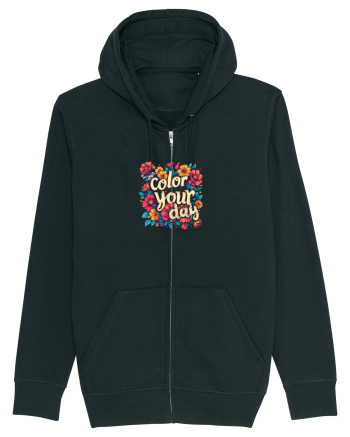 COLOR YOUR DAY - COLOREAZA-TI ZIUA - FLORI - PRIMAVARA Black