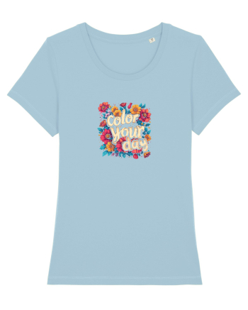 COLOR YOUR DAY - COLOREAZA-TI ZIUA - FLORI - PRIMAVARA Sky Blue