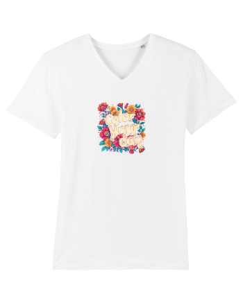 COLOR YOUR DAY - COLOREAZA-TI ZIUA - FLORI - PRIMAVARA White
