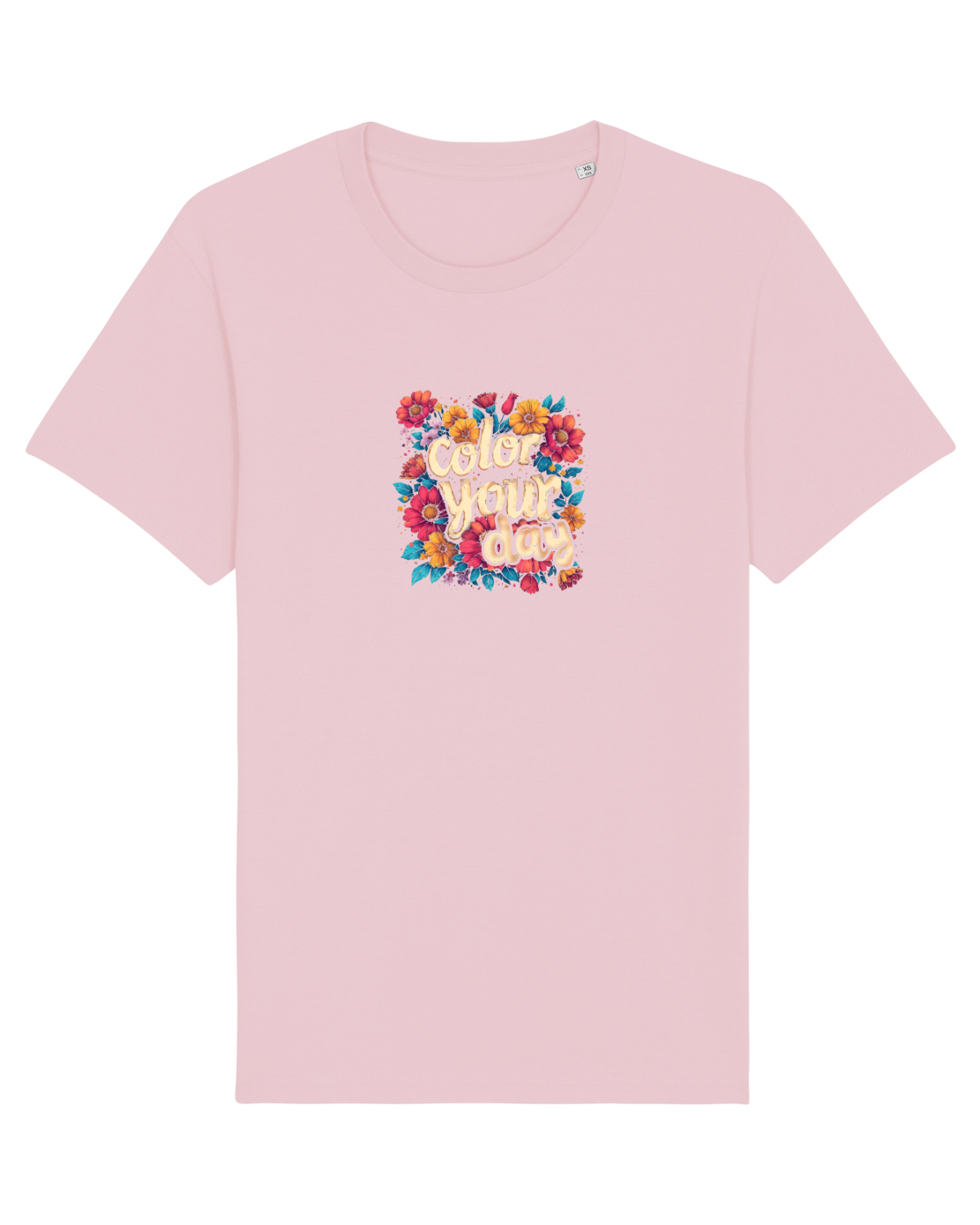 Tricou mânecă scurtă Unisex Rocker Cotton Pink