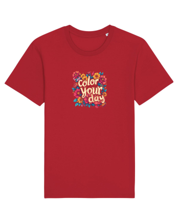 COLOR YOUR DAY - COLOREAZA-TI ZIUA - FLORI - PRIMAVARA Red