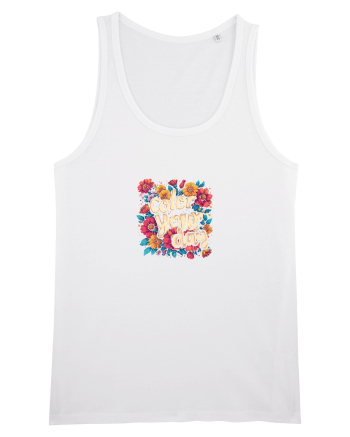COLOR YOUR DAY - COLOREAZA-TI ZIUA - FLORI - PRIMAVARA White