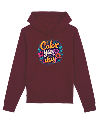 COLOR YOUR DAY - COLOREAZA-TI ZIUA - FLORI - PRIMAVARA 2 Burgundy