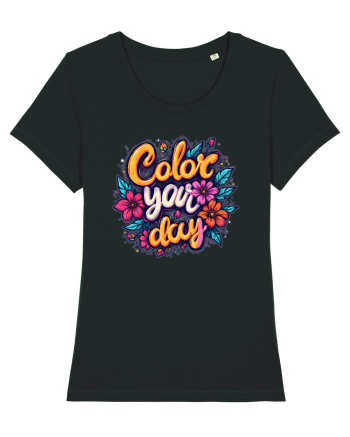 COLOR YOUR DAY - COLOREAZA-TI ZIUA - FLORI - PRIMAVARA 2 Black