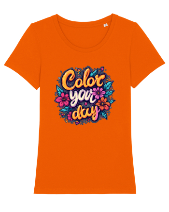 COLOR YOUR DAY - COLOREAZA-TI ZIUA - FLORI - PRIMAVARA 2 Bright Orange