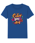COLOR YOUR DAY - COLOREAZA-TI ZIUA - FLORI - PRIMAVARA 2 Tricou mânecă scurtă  Copii Mini Creator